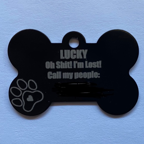 Other - Dog Tag Customized Laser Engraved Contact Info Keep Pets Safe